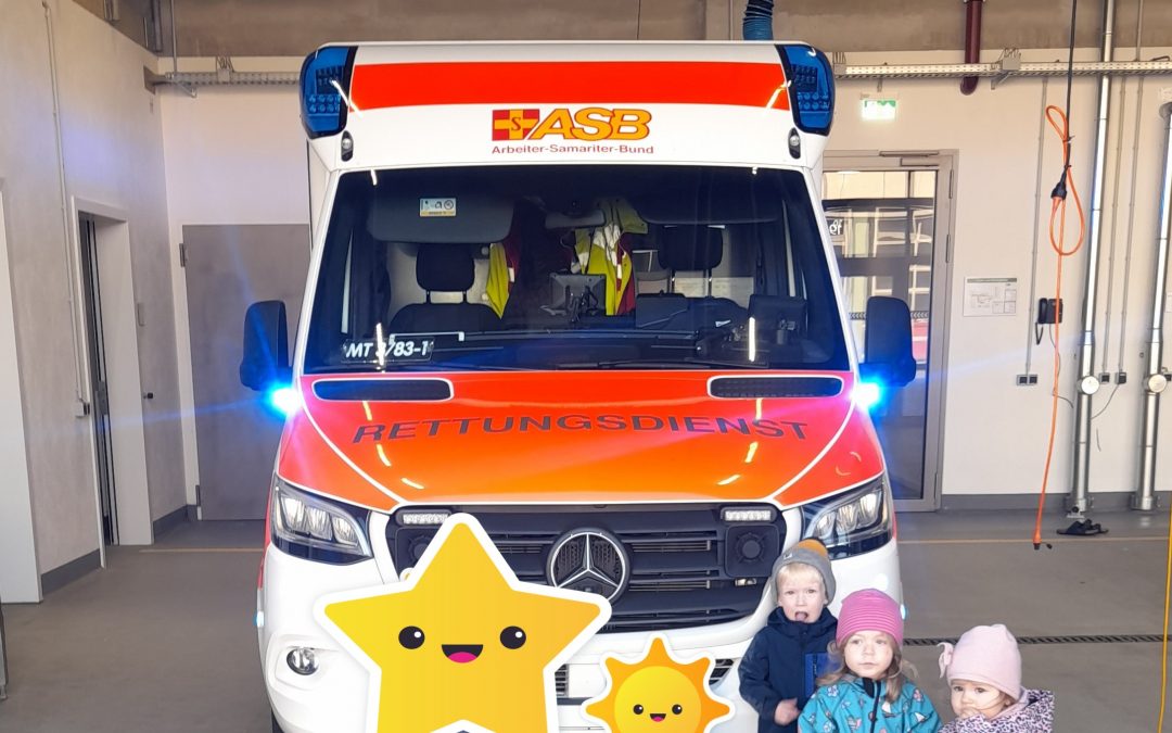 Erlebnishaus – Unsere Zwerge besuchten die Rettungswache
