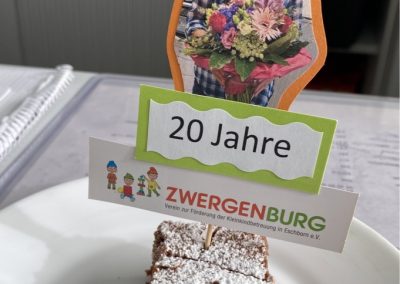 Kuchen zum Jubiläum